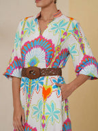 Whimsical Tangerine Dress