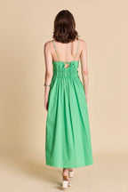 Kelly Green Midi Dress