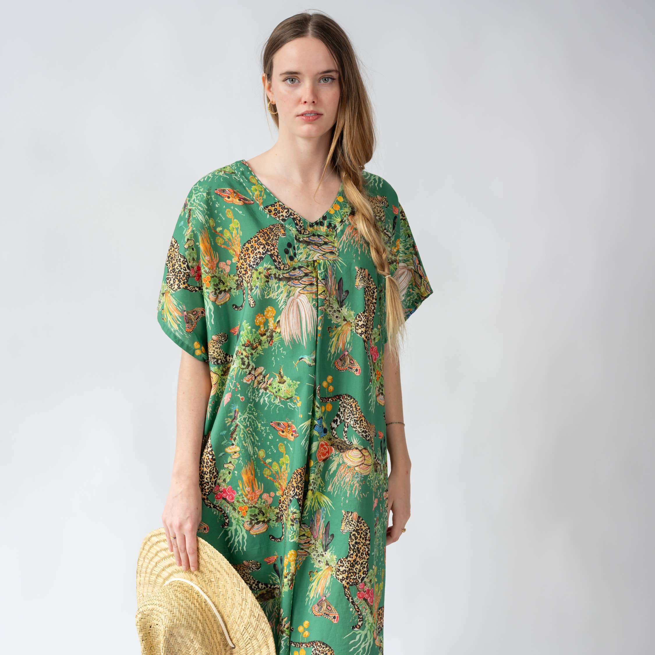 Bombay Green Kaftan