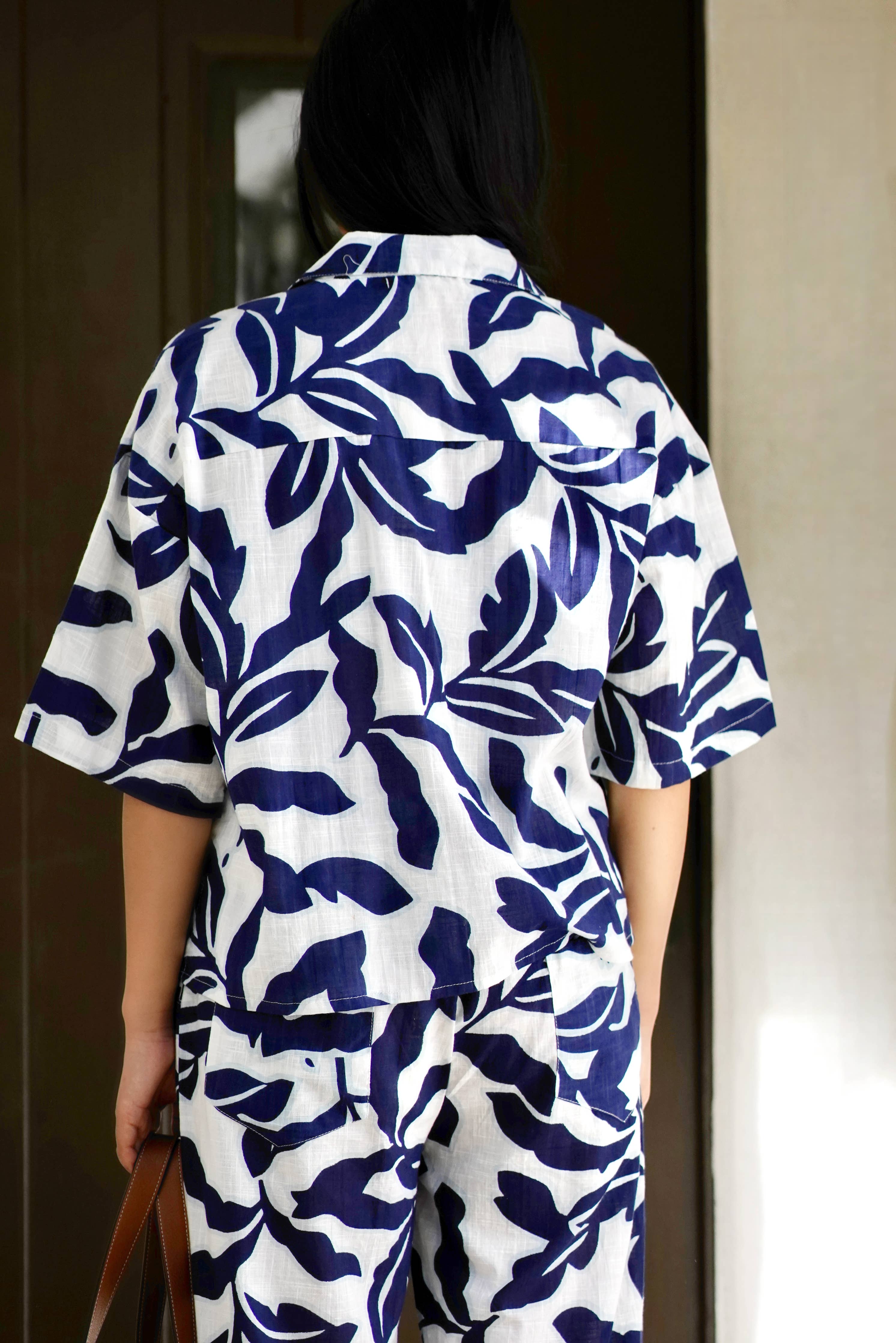Erin Abstract Print Shirt