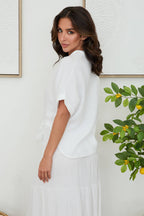 Cotton Gauze Tie Top