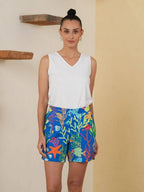 Blue Coral Reef Paradise Shorts