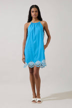Regina Embroidered Shift Dress
