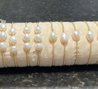 Freshwater Pearl & Copper Bangles