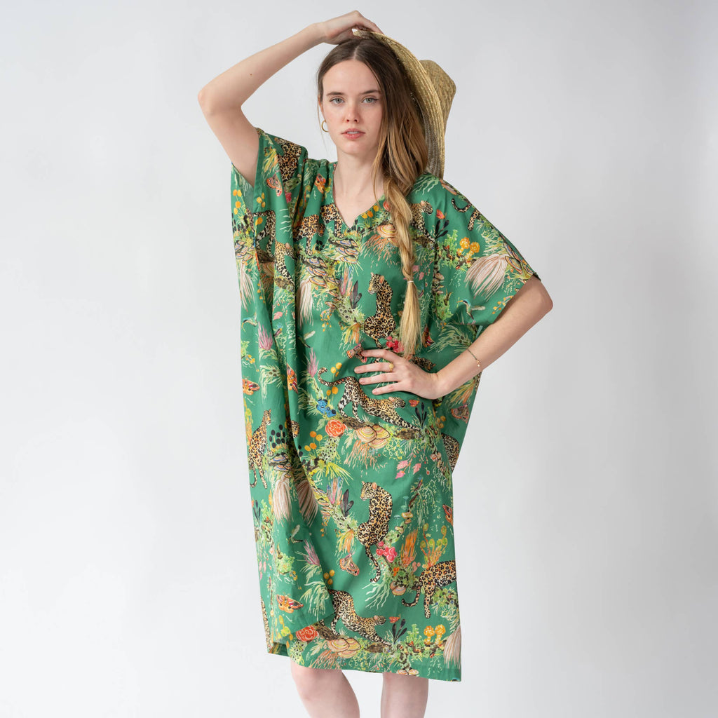 Bombay Green Kaftan