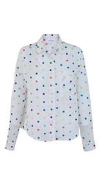 Multi Polka Dot Boyfriend Top