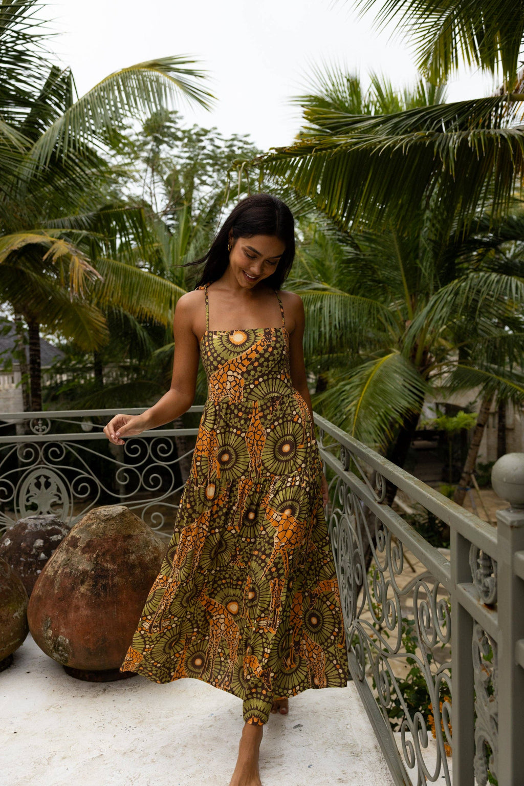 Animal Print Maxi Dress