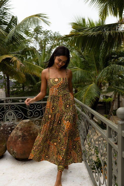 Animal Print Maxi Dress