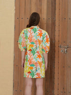 Coral Reef Printed Mini Dress