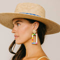 Rainbow Colorblock Earrings