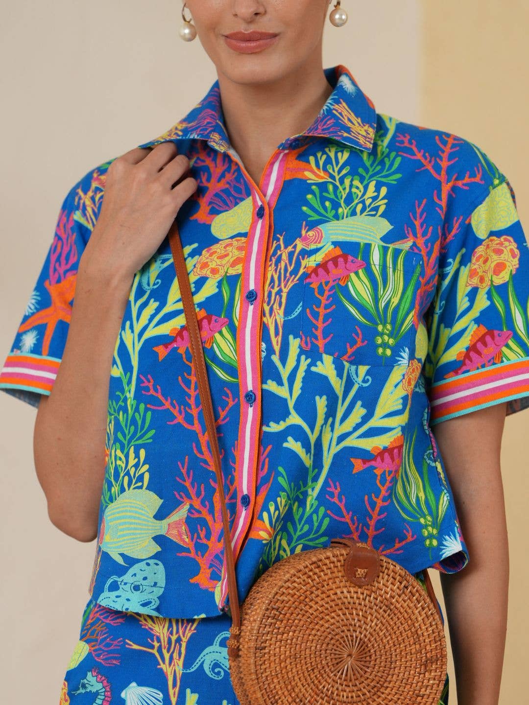 Blue Coral Reef Paradise Shirt