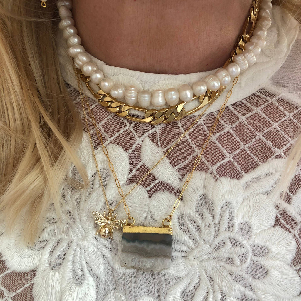 Fallon Freshwater Pearl Necklace