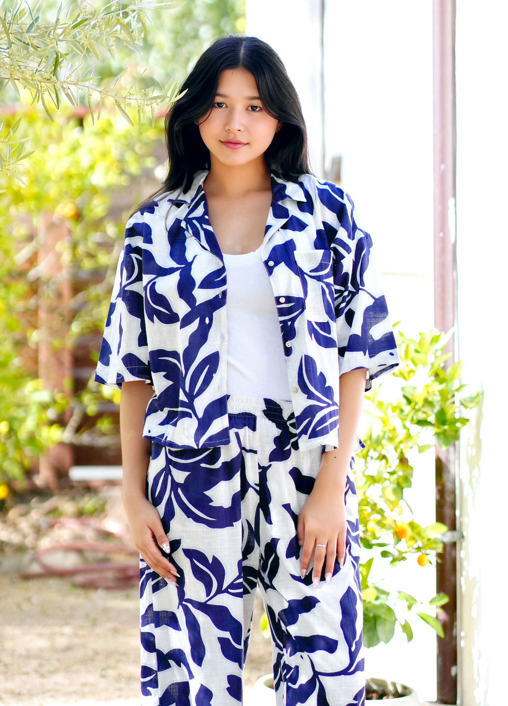 Erin Abstract Print Shirt