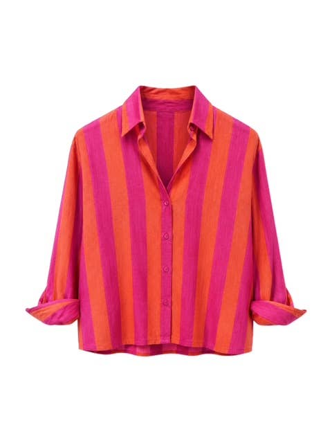 Surf Stripe Button Down Shirt