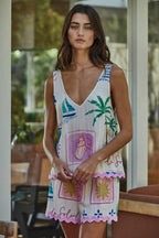 Coastal Print Shorts