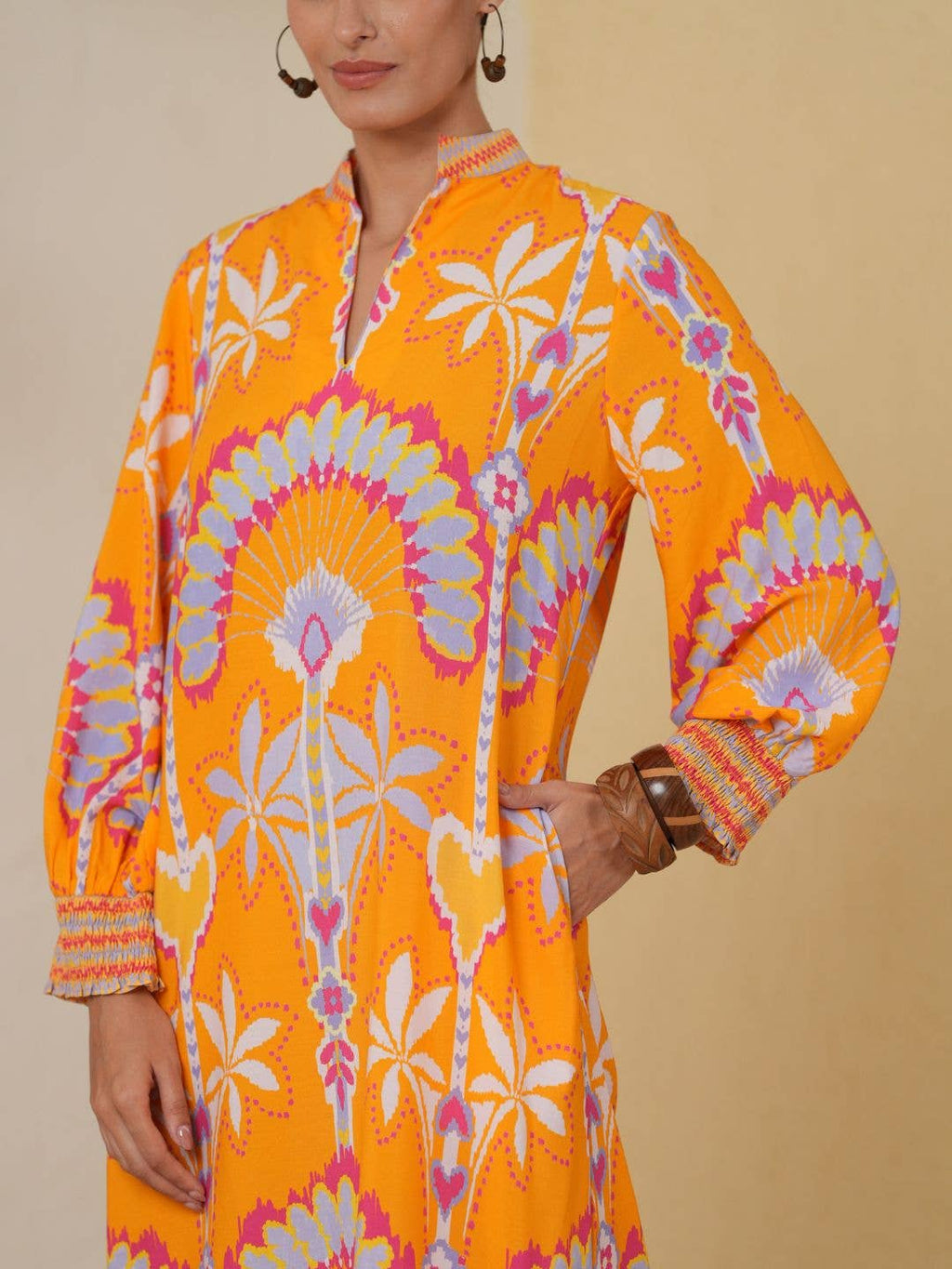 Whimsical Tangerine Dress