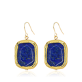 Lapis 24K Gold Plated Earrings