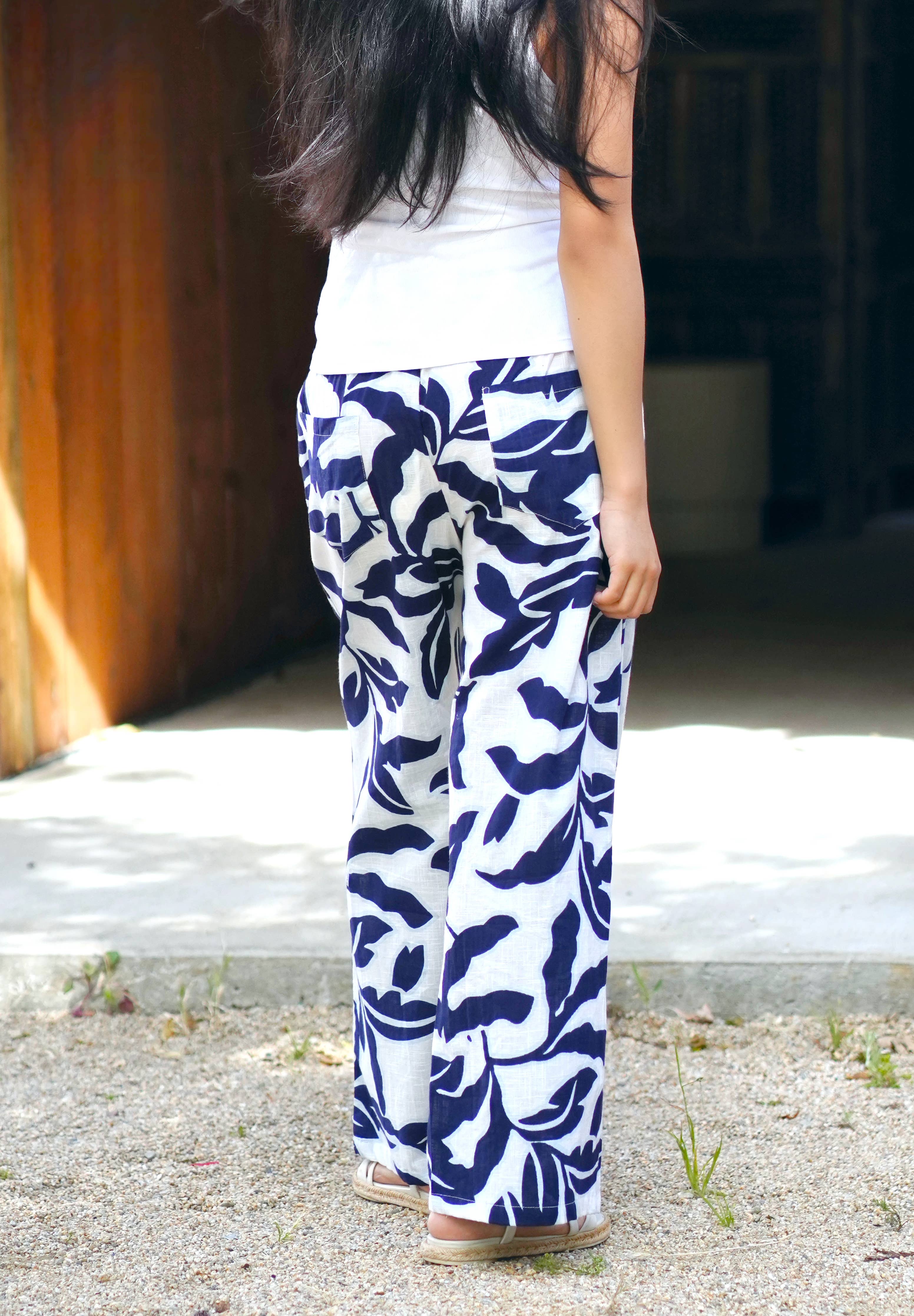 Erin Abstract Print Pants
