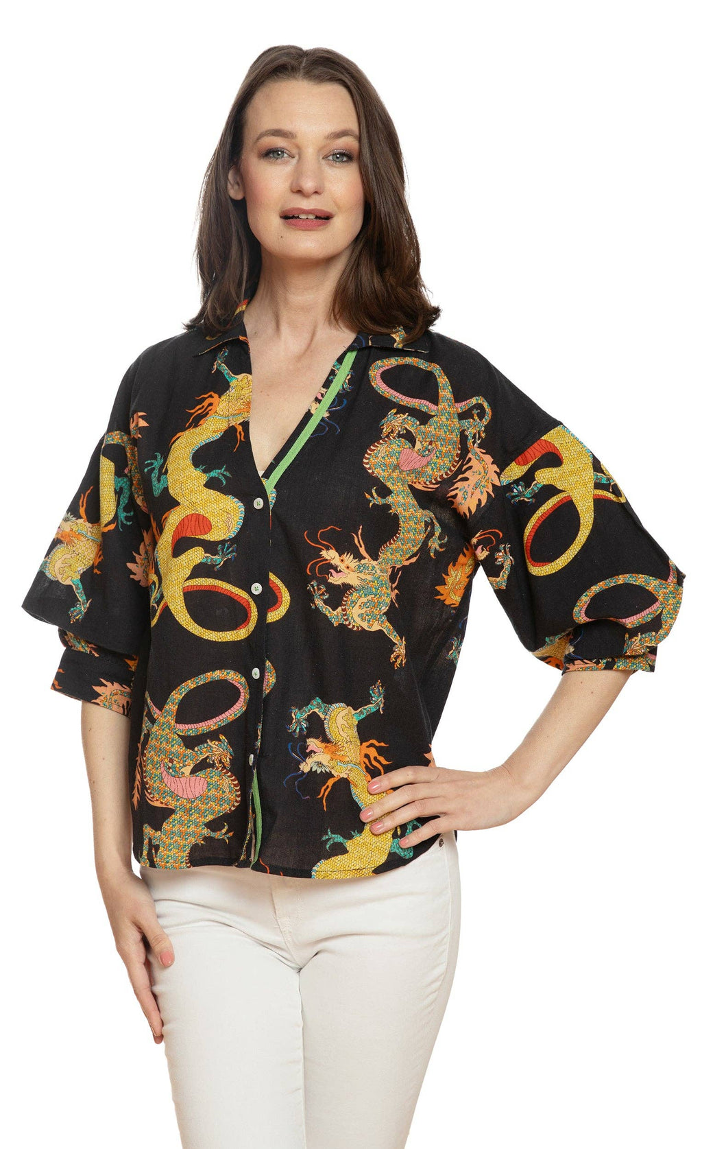 Milano Black Dragon Top