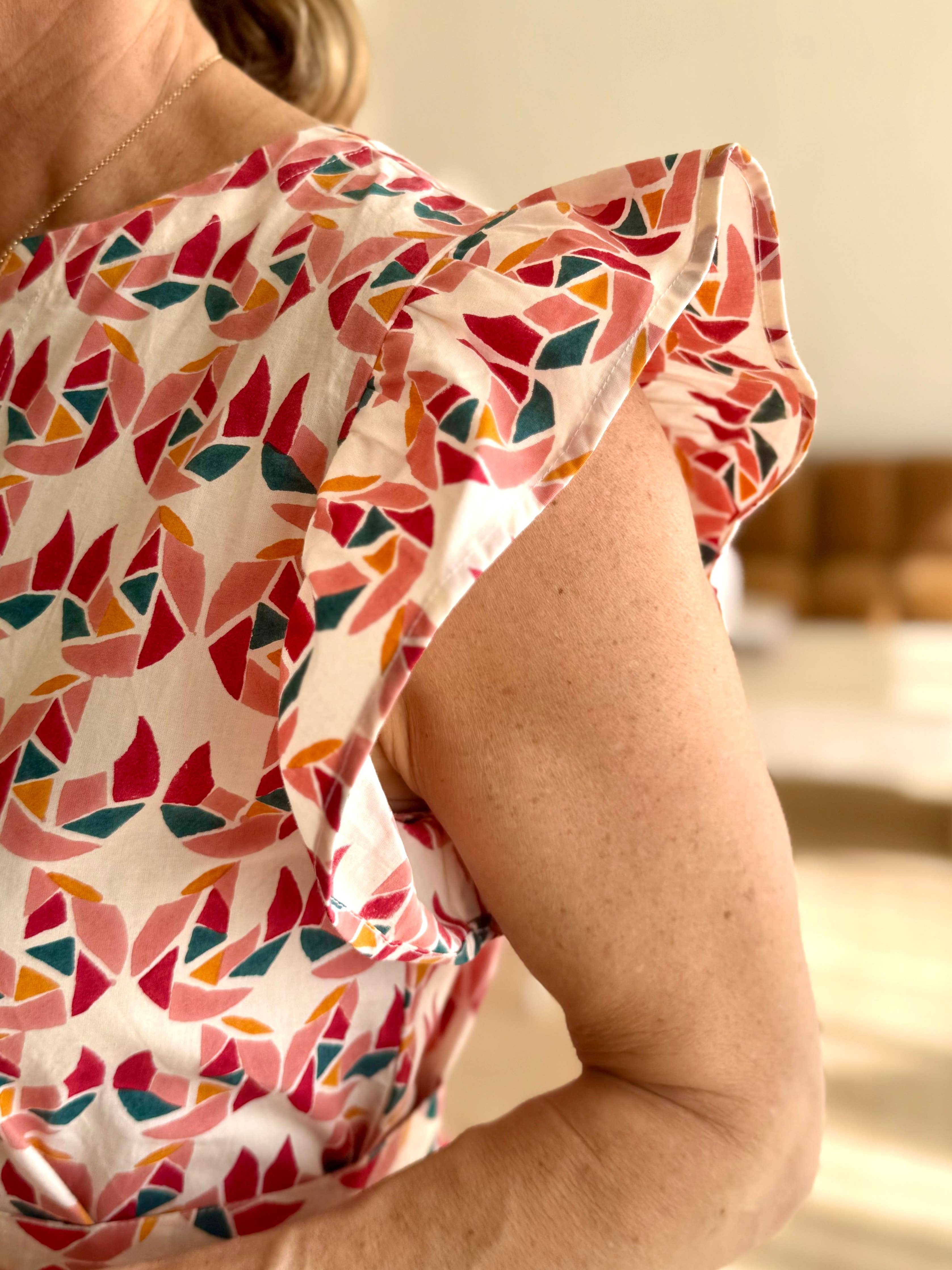 Confetti Flutter Sleeve Dress