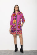 Fuchsia Blossoms Ava Dress