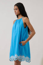 Regina Embroidered Shift Dress