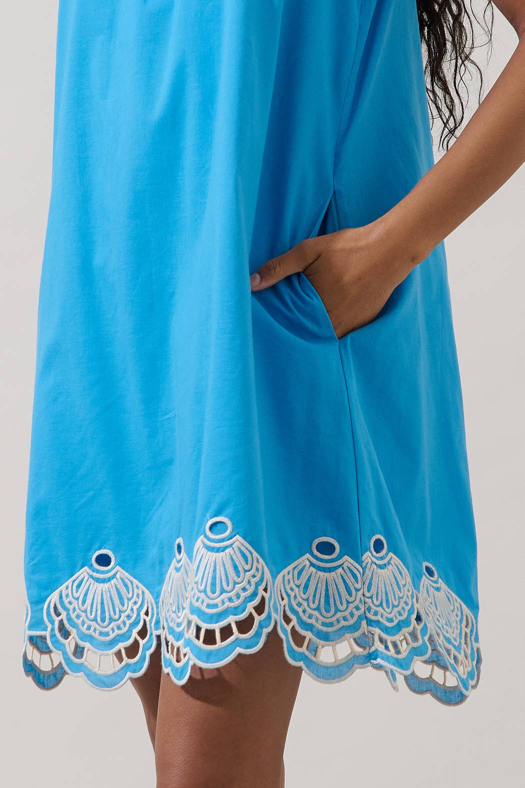 Regina Embroidered Shift Dress