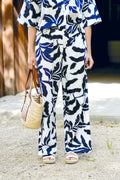 Erin Abstract Print Pants
