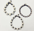 Leather & Pearl Bracelet