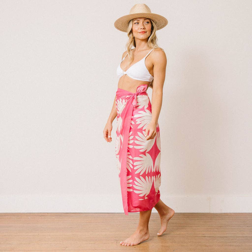 Pink Lemonade Tile Sarong
