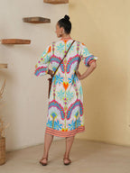 Whimsical Tangerine Dress