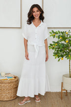 Cotton Gauze Tie Top