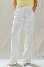 Linen Wide Leg Pants