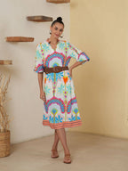Whimsical Tangerine Dress