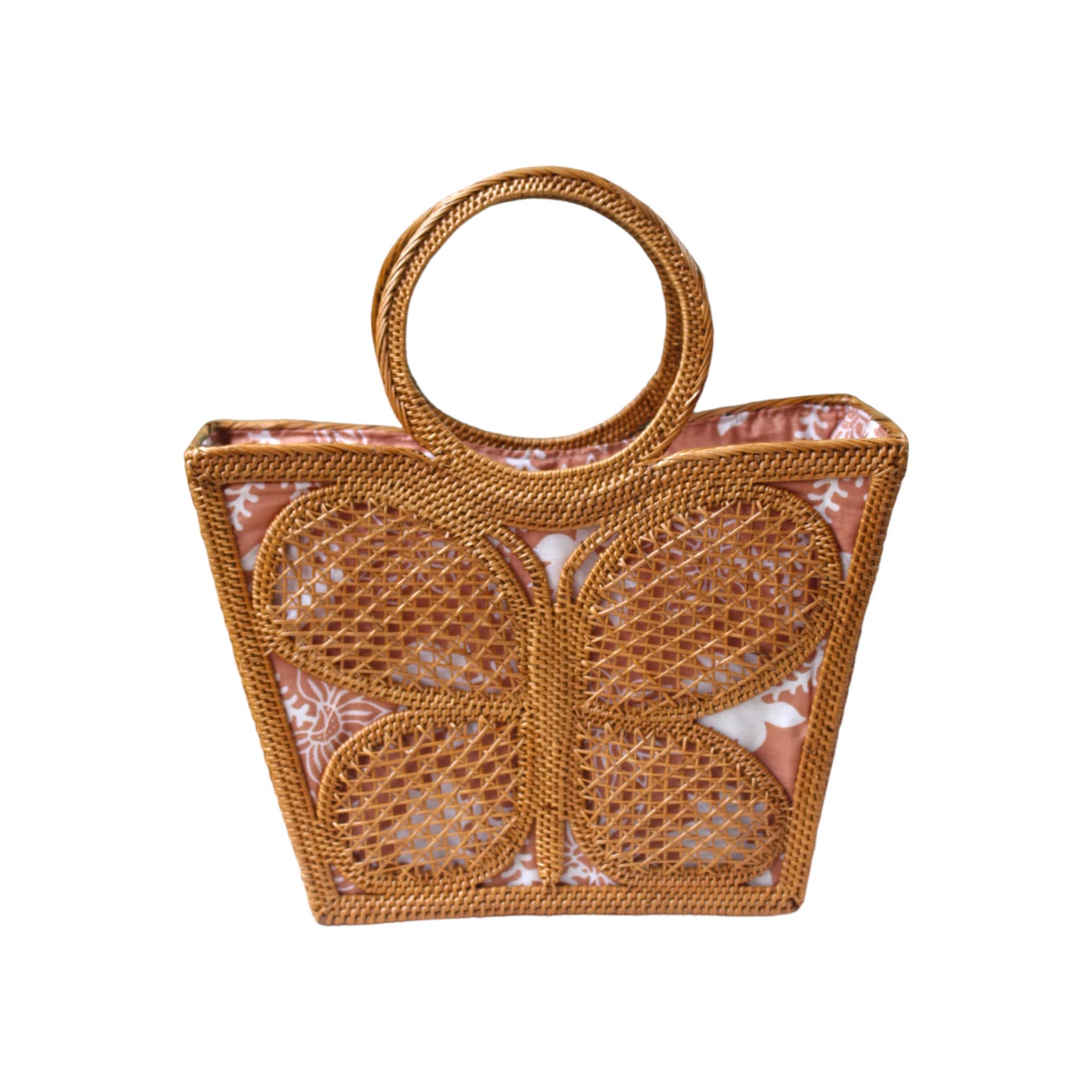 Butterfly Rattan Bali Bag