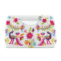 Colorful Bird Beaded Clutch Bag