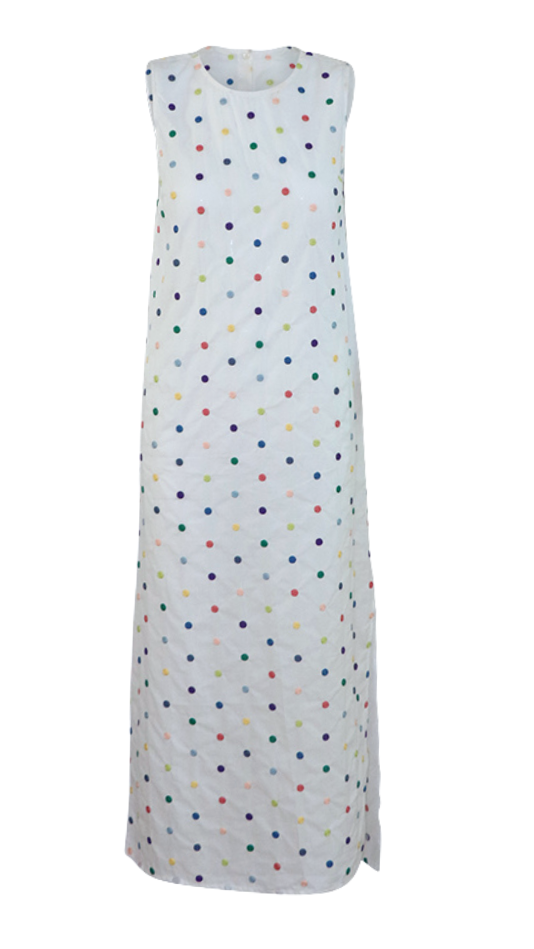 Multi Polka Dot Shift Dress