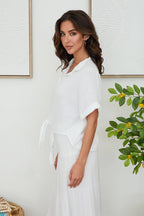 Cotton Gauze Tie Top