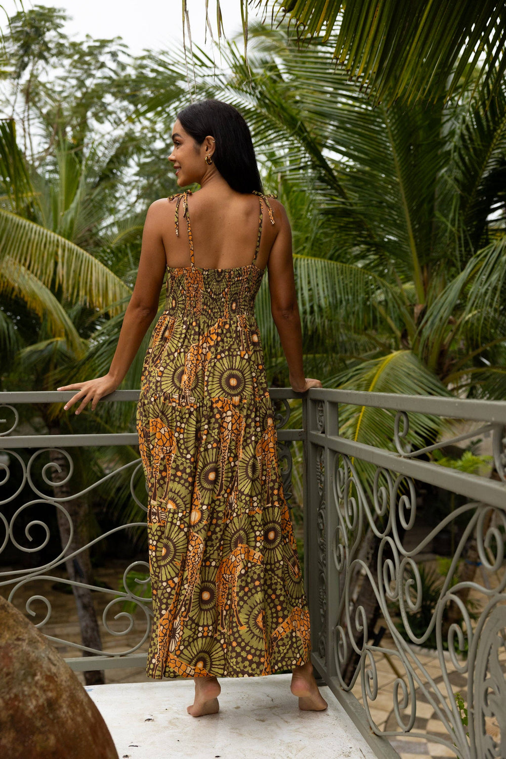 Animal Print Maxi Dress