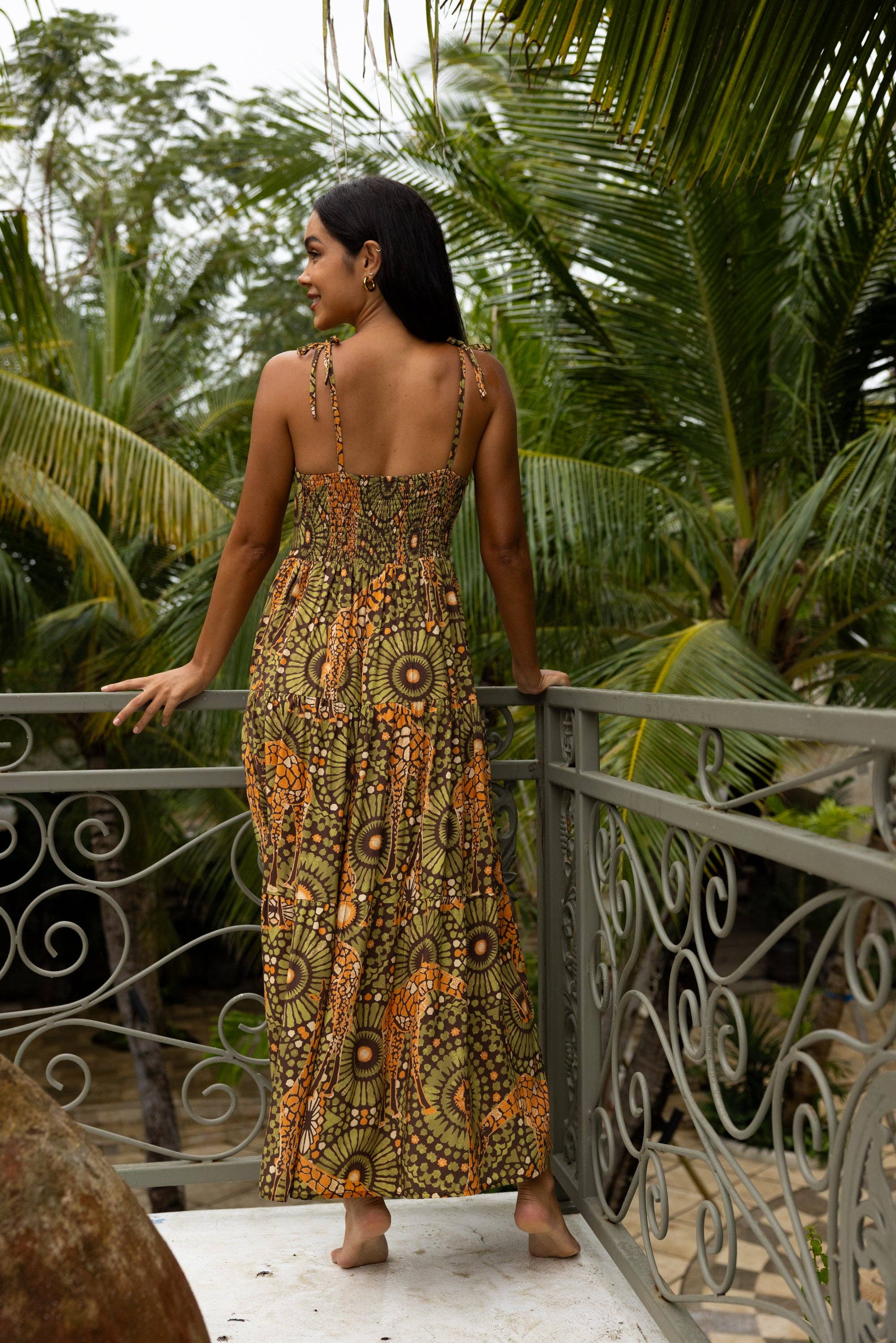 Animal Print Maxi Dress