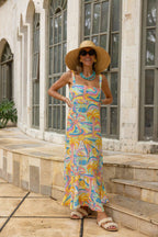 Paradiso Tropical Print Dress