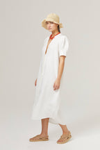 Athina Linen Midi Dress