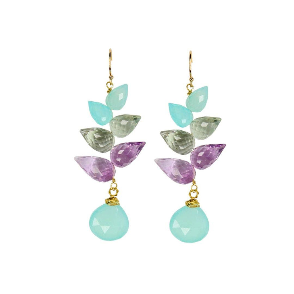 Samba Multi Chalcedony Earrings