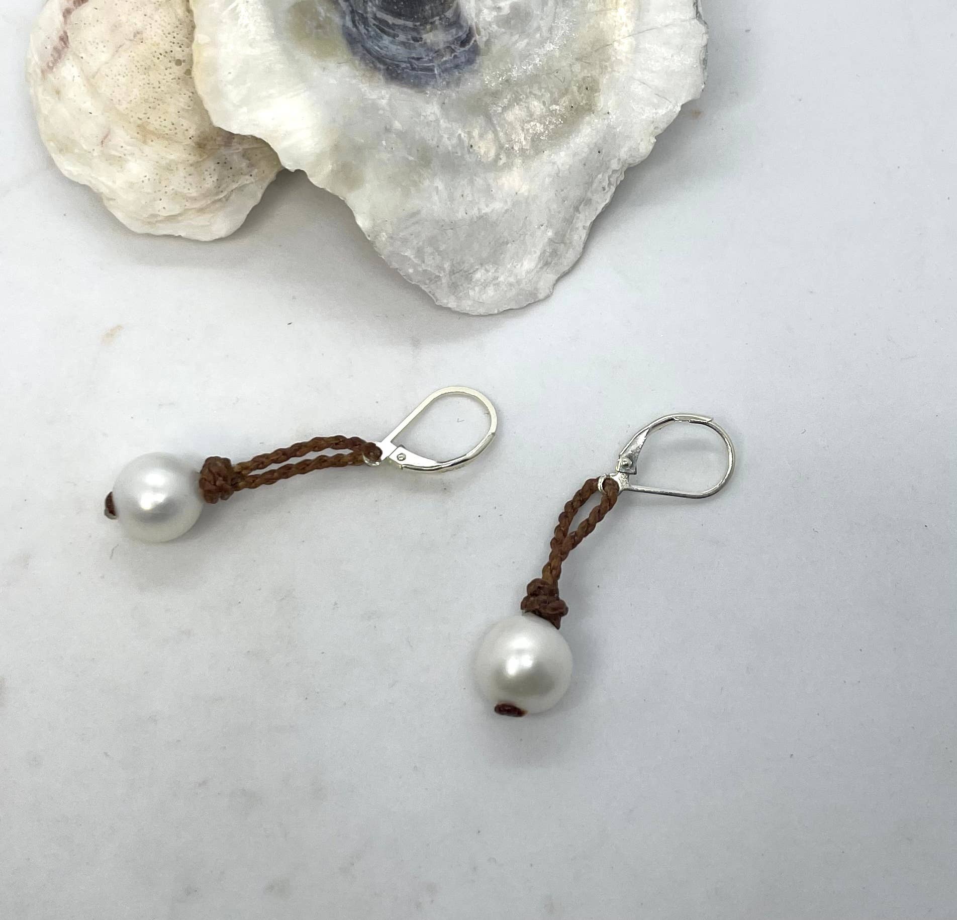 Single Pearl Earrings