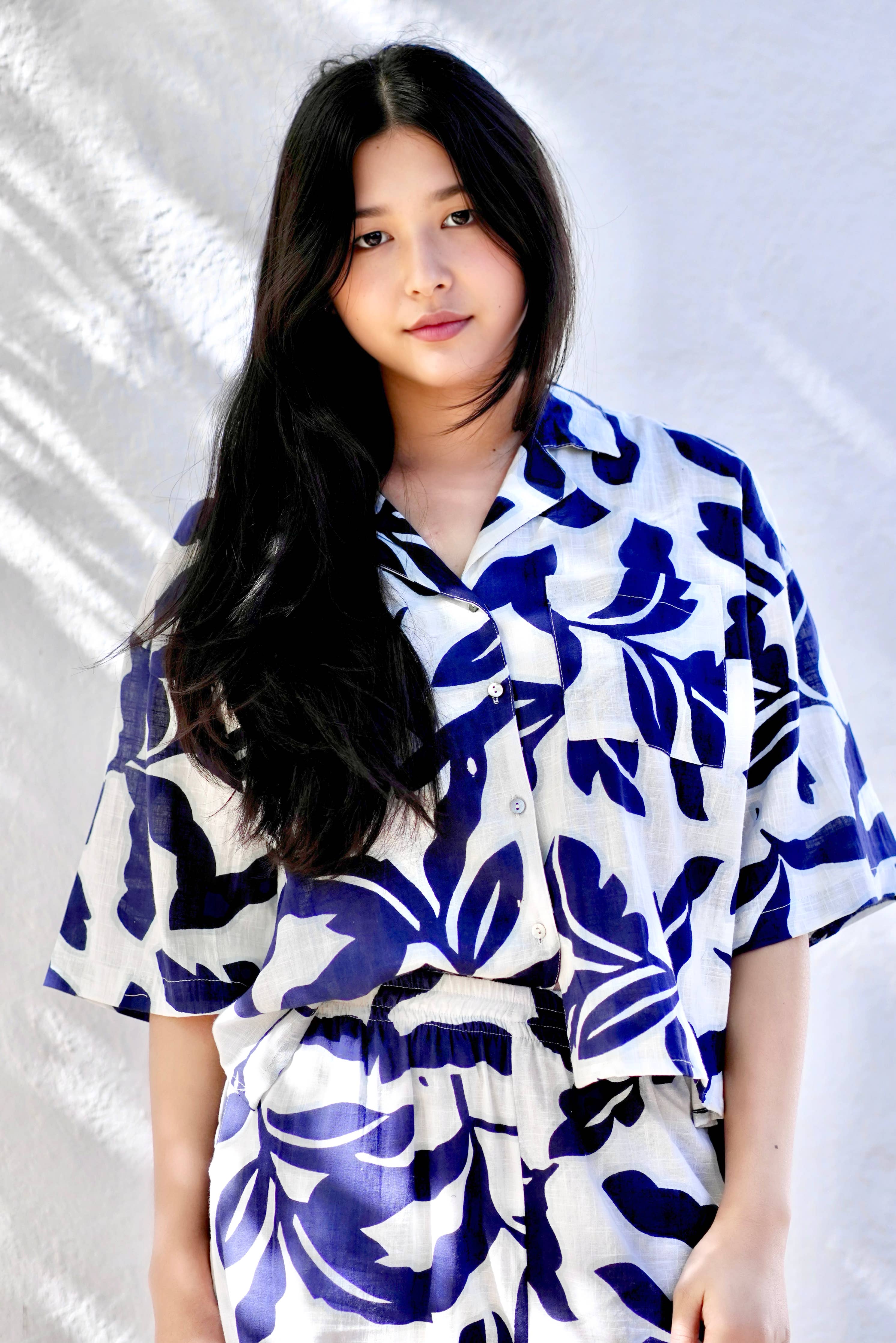 Erin Abstract Print Shirt