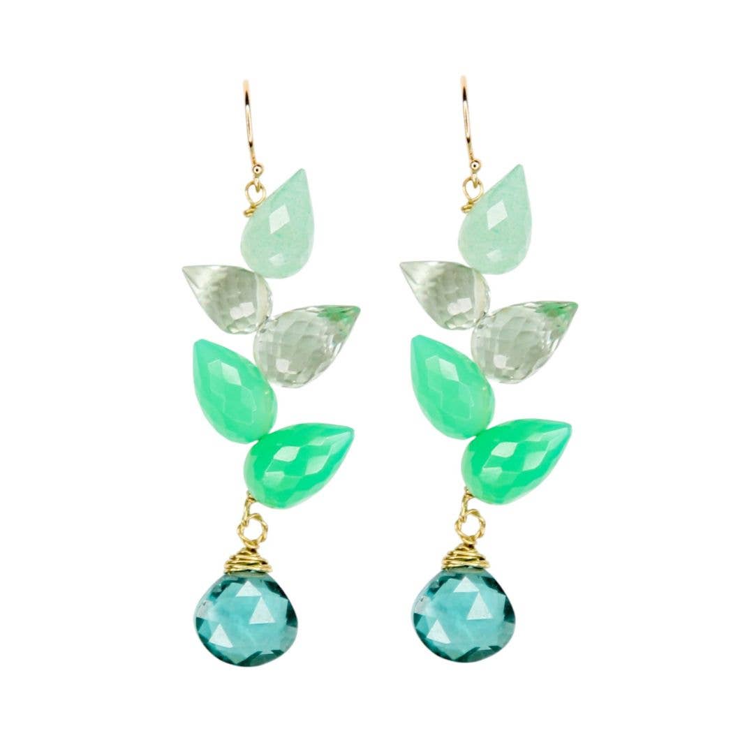 Samba Blue Agave Earrings