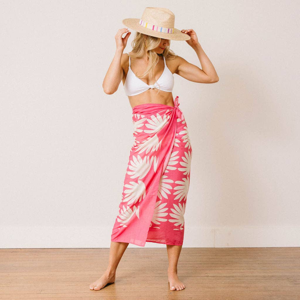 Pink Lemonade Tile Sarong