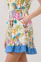 Malena Halter Ruffle Dress