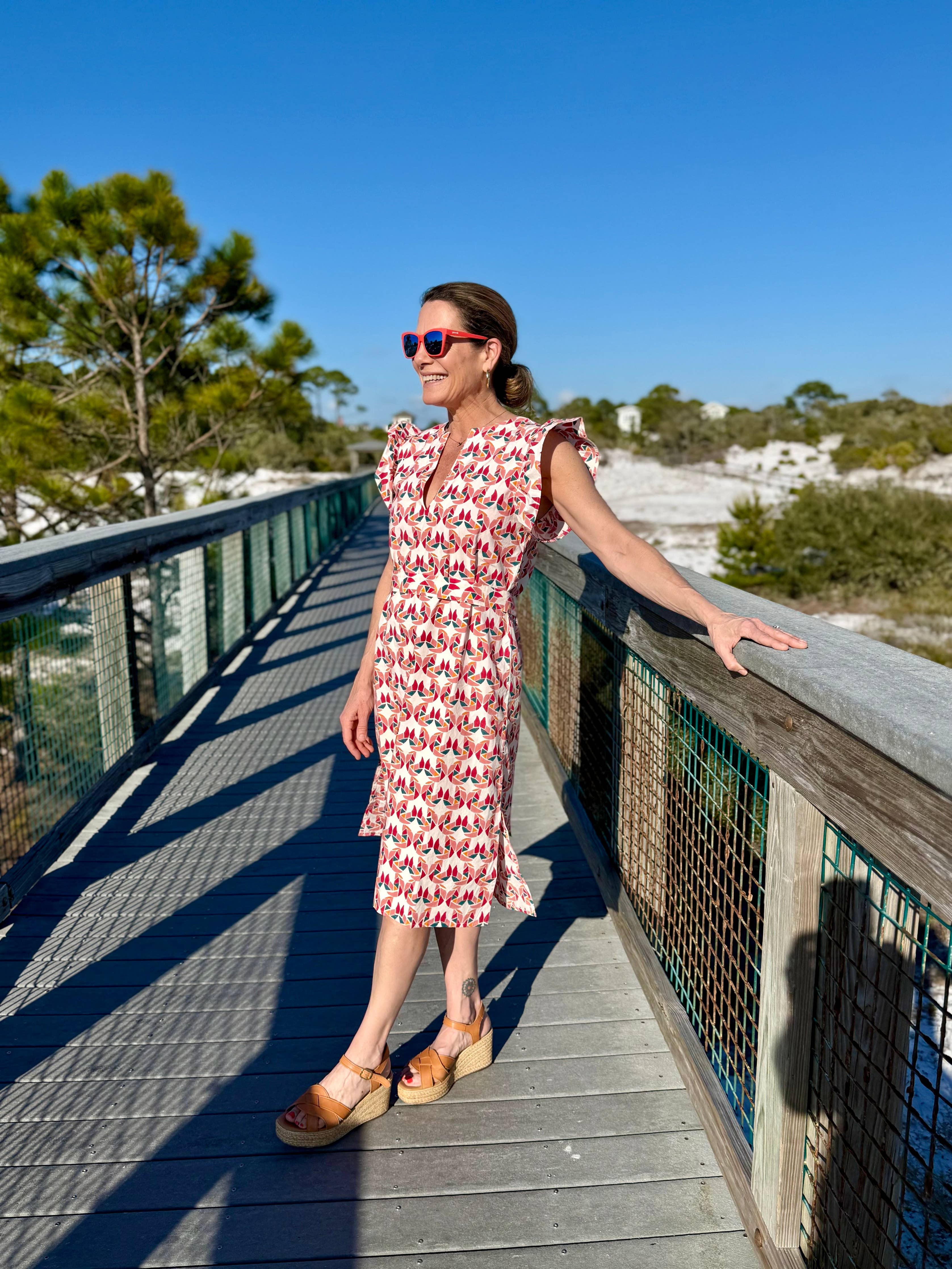 Confetti Flutter Sleeve Dress