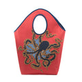 Red Beaded Octopus Bag